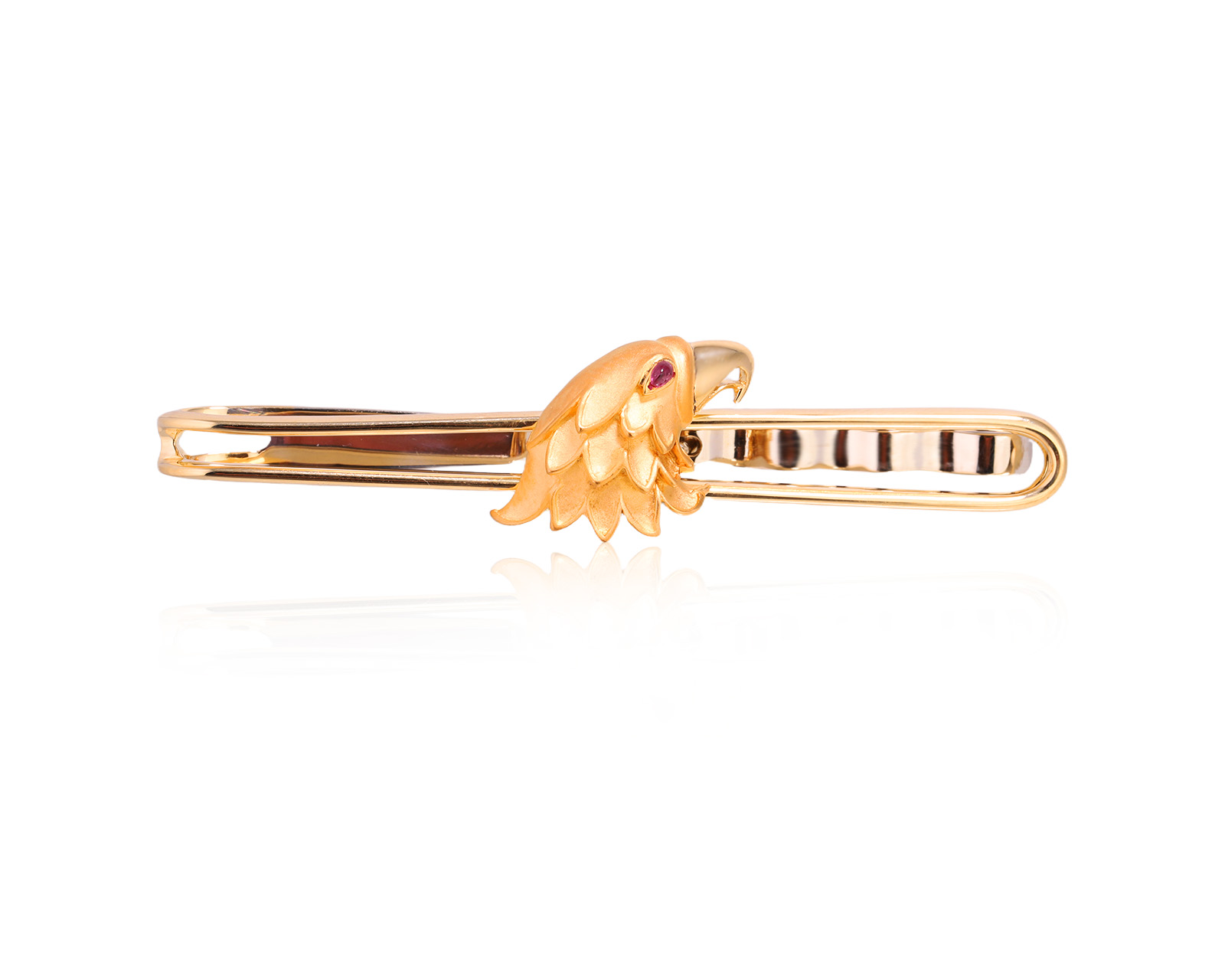 Оригинальный золотой зажим для галстука Carrera y Carrera Eagle 290325/14