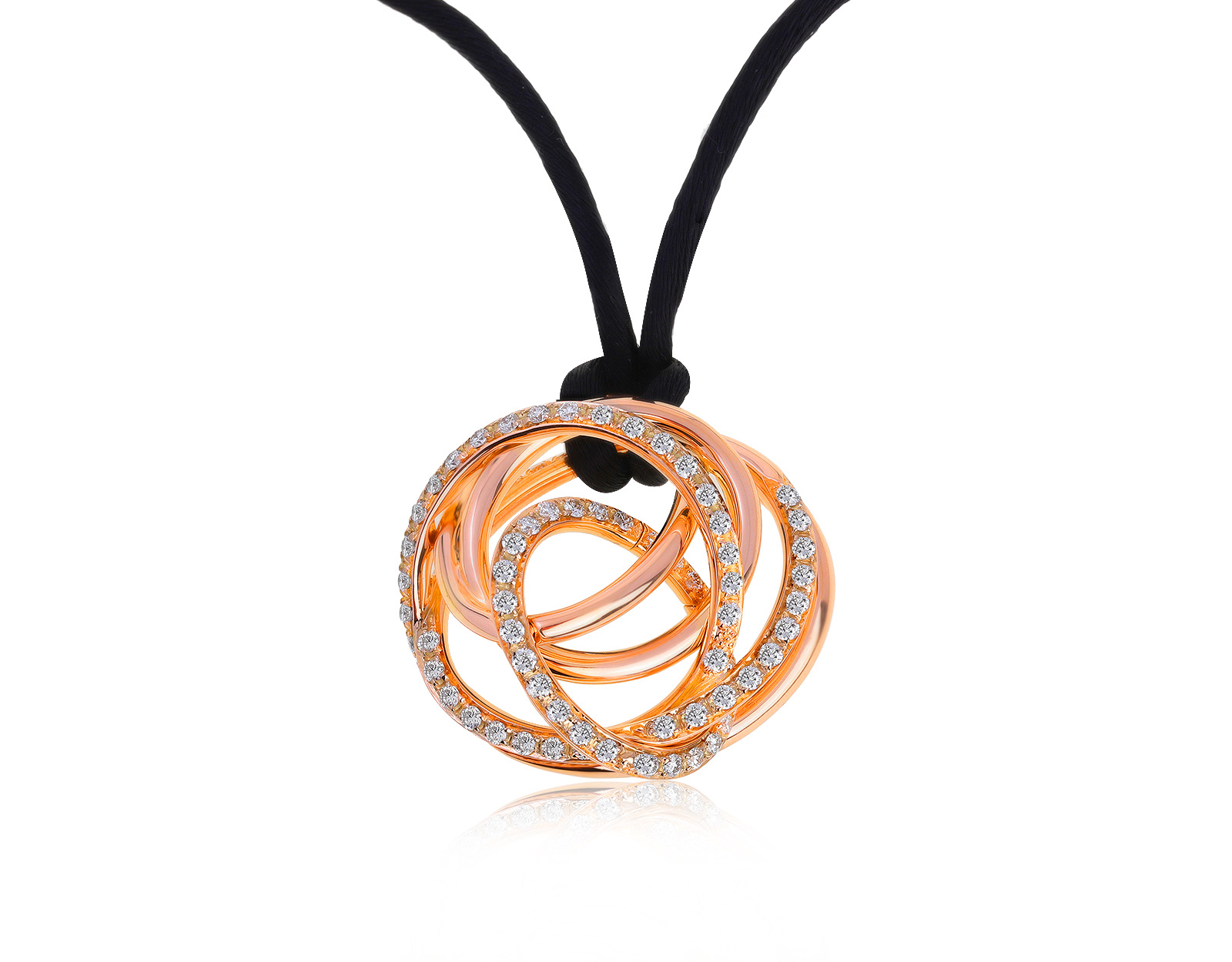 Оригинальный золотой кулон с бриллиантами 1.90ct De Grisogono Matassa 170721/9