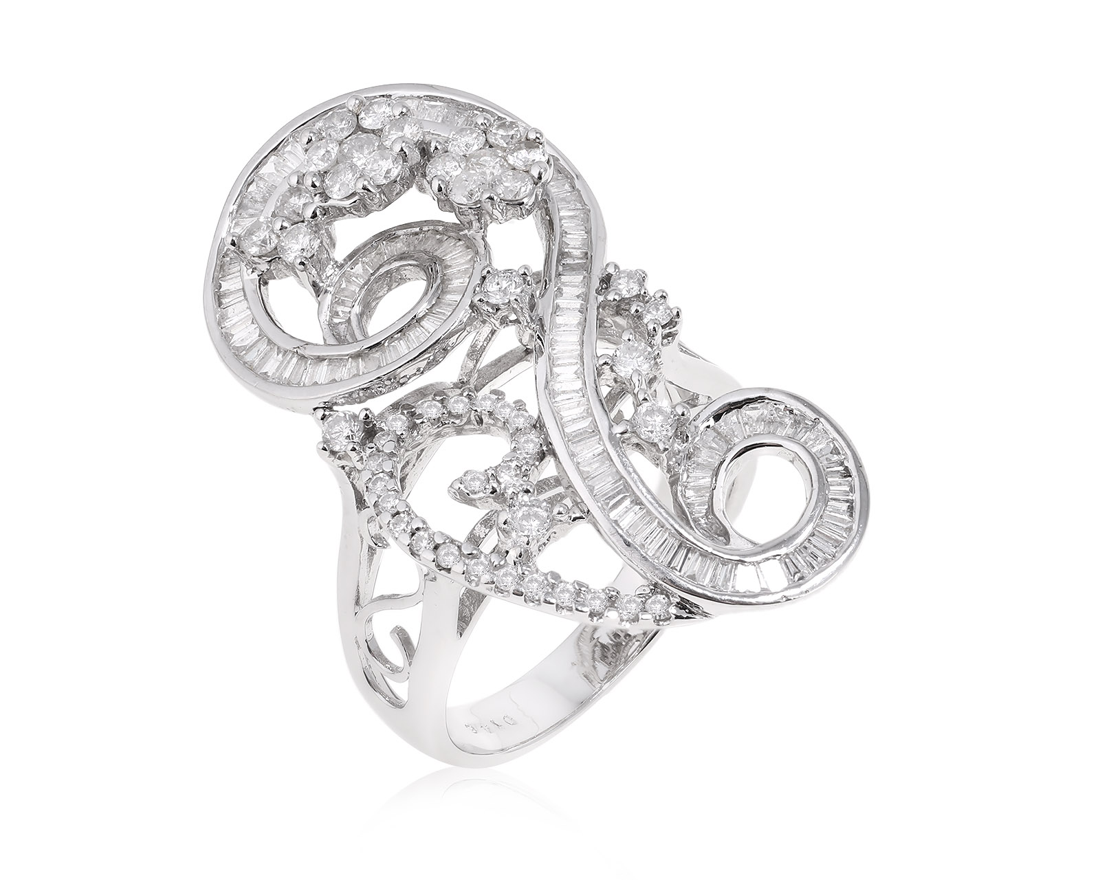 Золотое кольцо с бриллиантами 1.46ct 171224/9