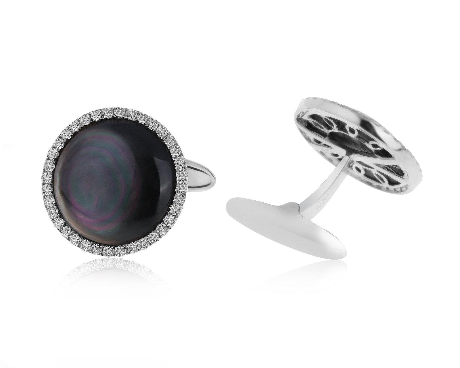 Оригинальные золотые запонки с бриллиантами 1.04ct Safo Joailleri 271020/15