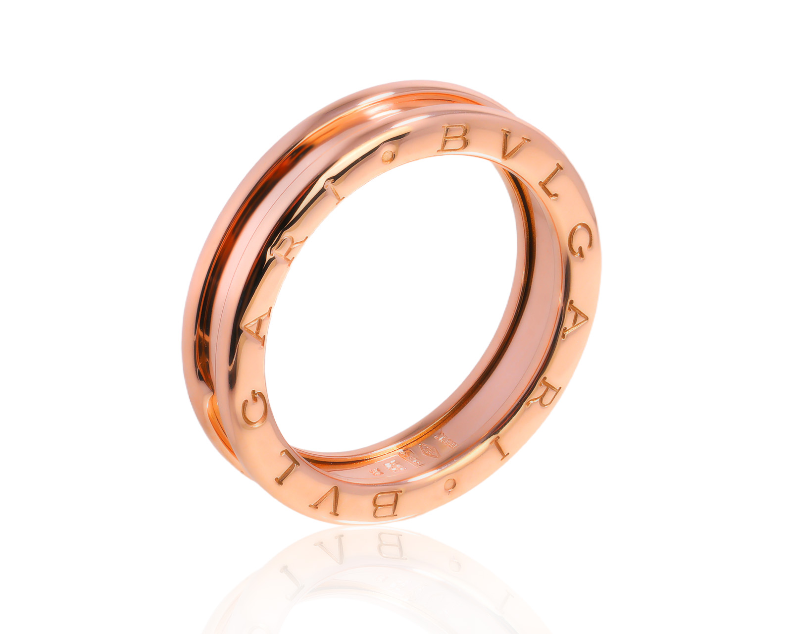 Оригинальное золотое кольцо Bvlgari B.Zero1 270525/4