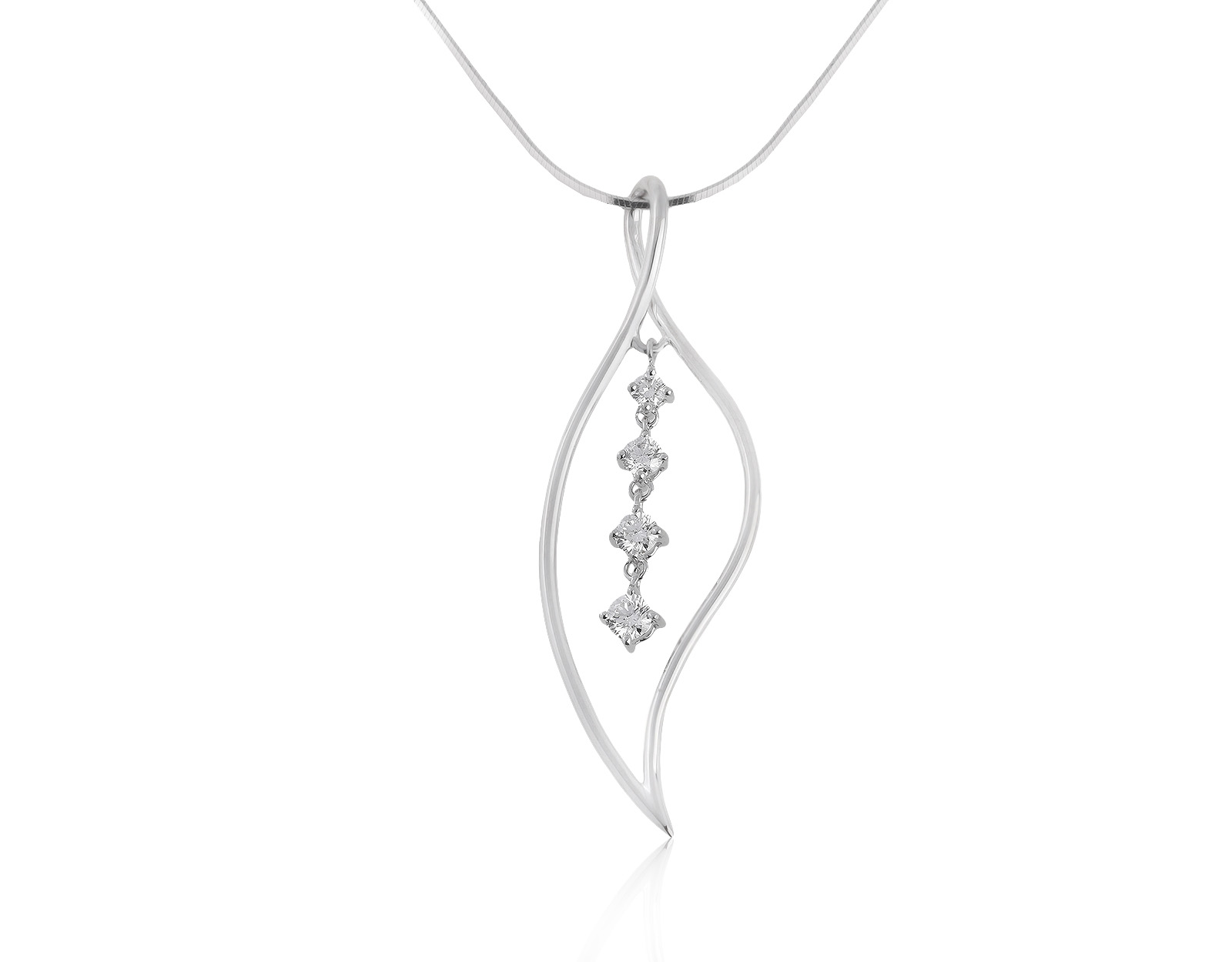 Оригинальный золотой кулон с бриллиантами 0.71ct Filk 170721/4