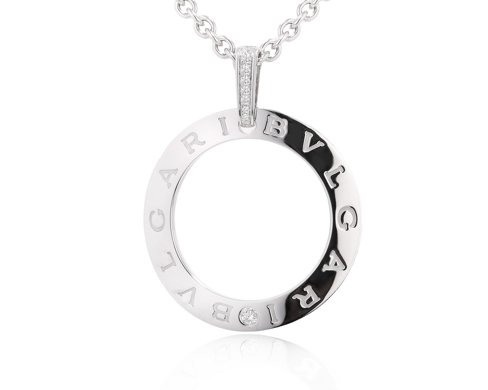 Оригинальное золотое колье с бриллиантами 0.20ct Bvlgari 270925/1