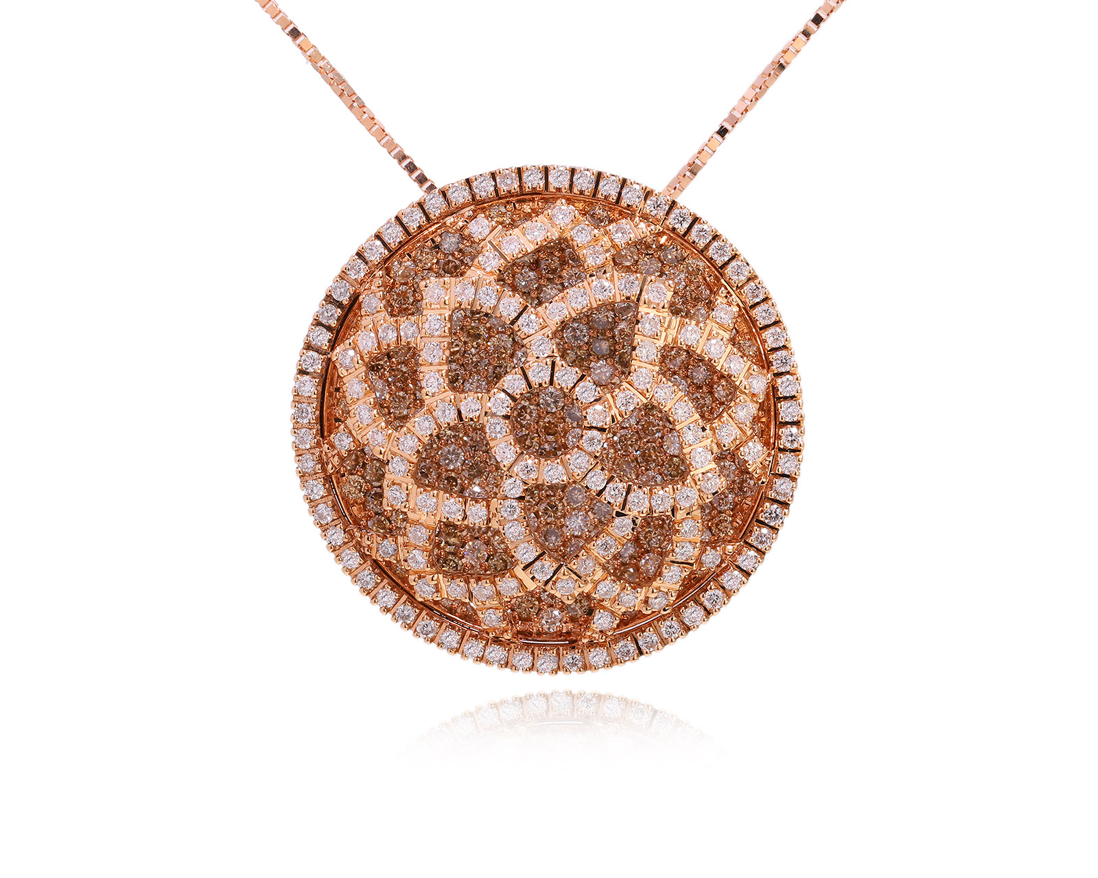 Золотой кулон с бриллиантами 2.30ct 241024/9