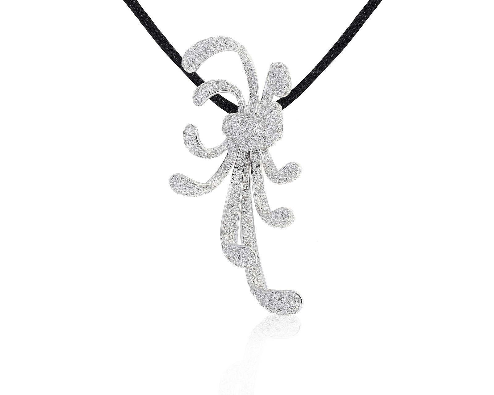 Оригинальная золотая брошь-подвеска с бриллиантами 11.13ct Zydo 260122/КМ14