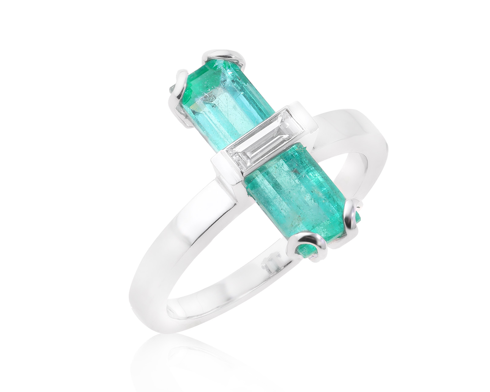 Золотое кольцо с изумрудом Замбия 2.74ct Evgeny Matveev 150125/Б24