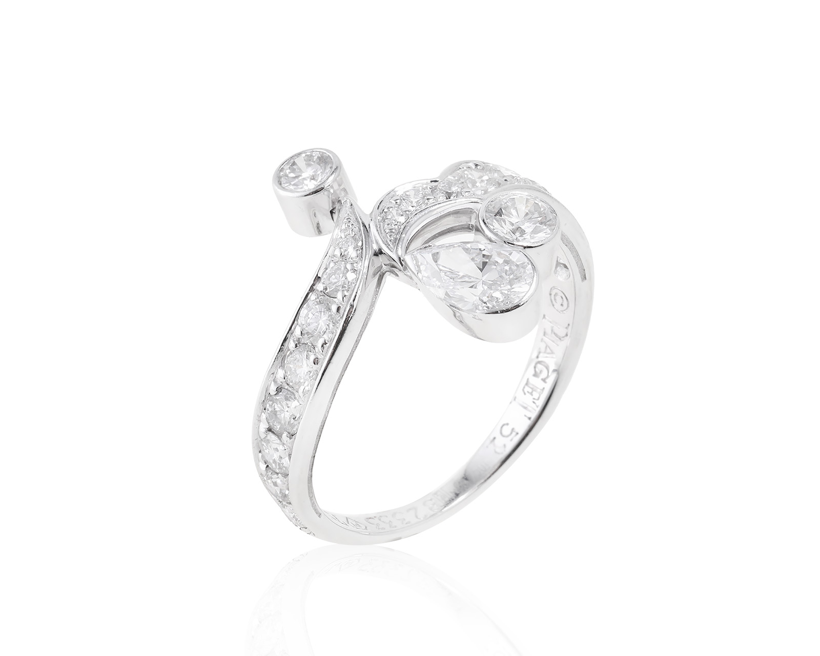 Оригинальное золотое кольцо с бриллиантами 1.14ct Piaget 250523/1