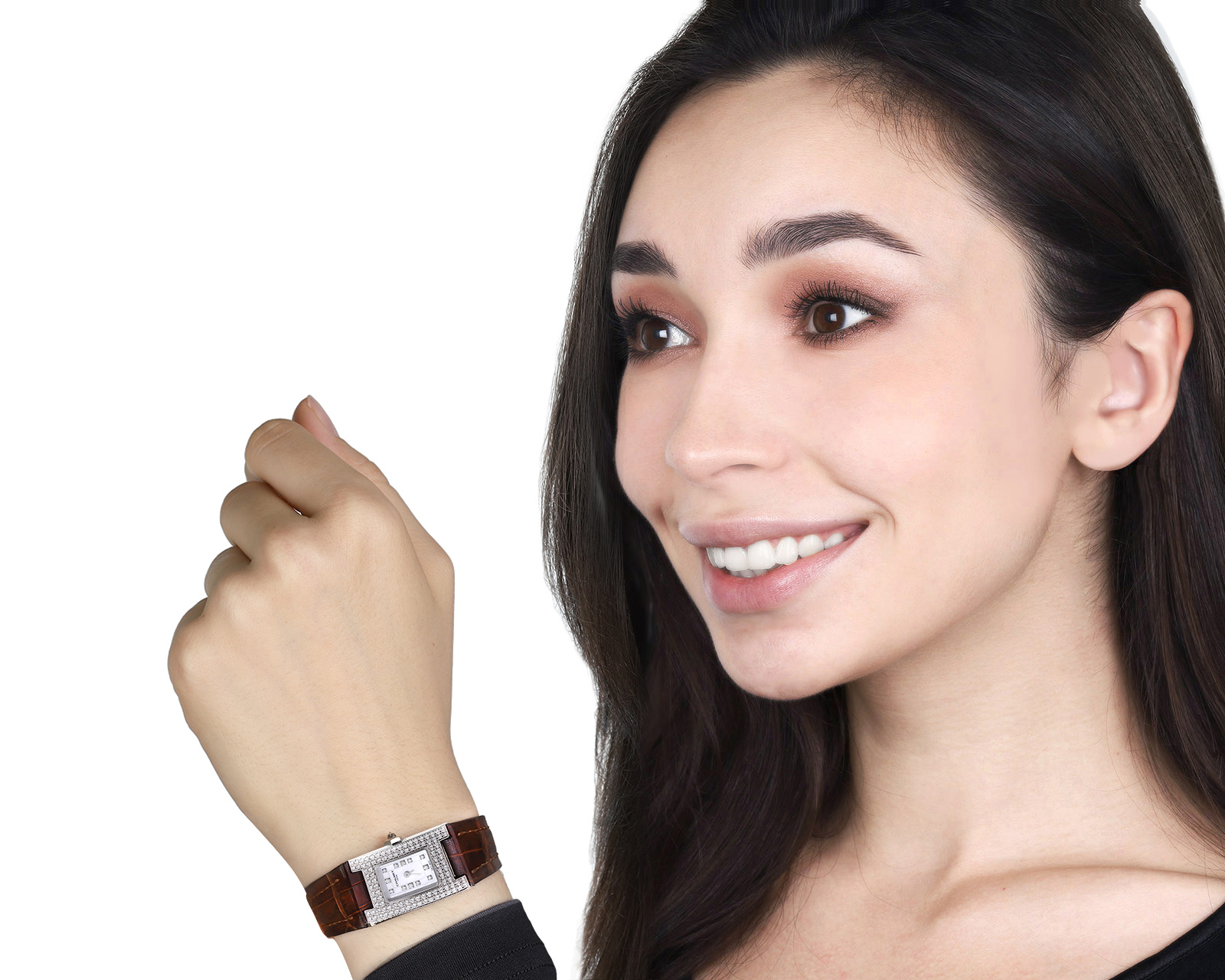 Оригинальные золотые часы с бриллиантами 0.87ct Chaumet Khesis