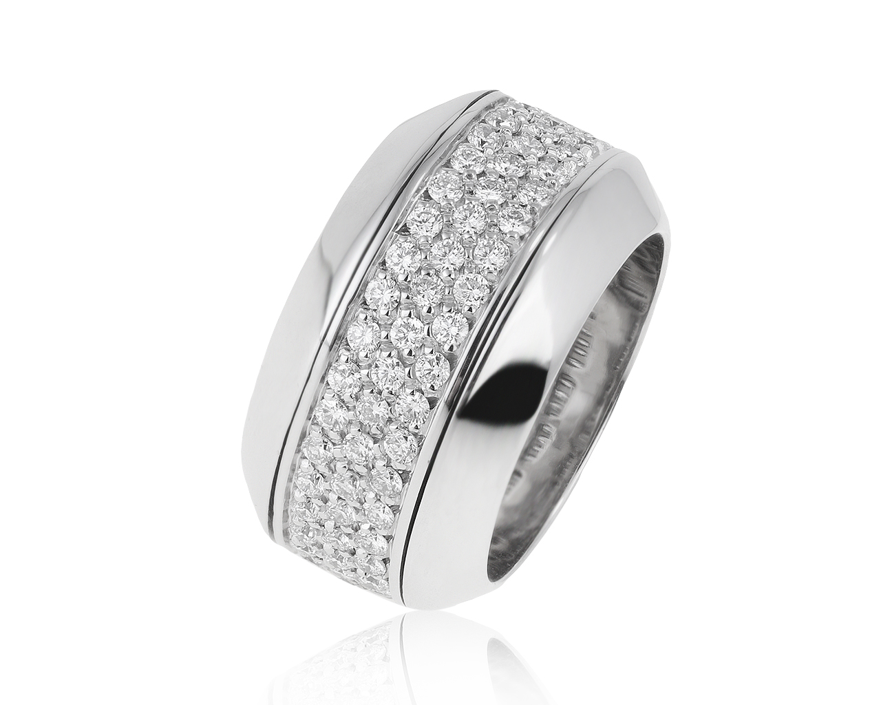 Оригинальное золотое кольцо с бриллиантами 1.48ct Giorgio Visconti 180521/15