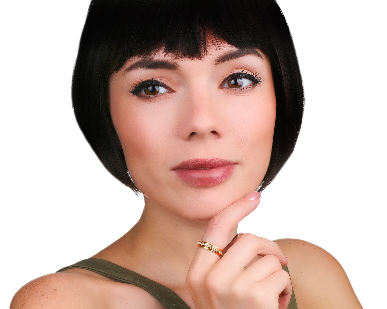 Оригинальное золотое кольцо с бриллиантами 0.55ct Piaget Possession