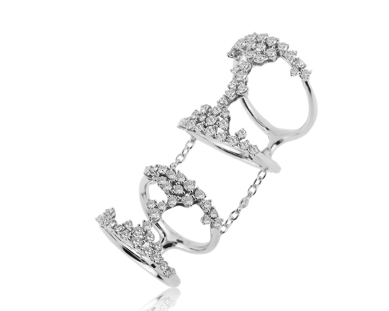 Оригинальное золотое кольцо с бриллиантами 2.21ct Casato 150720/3