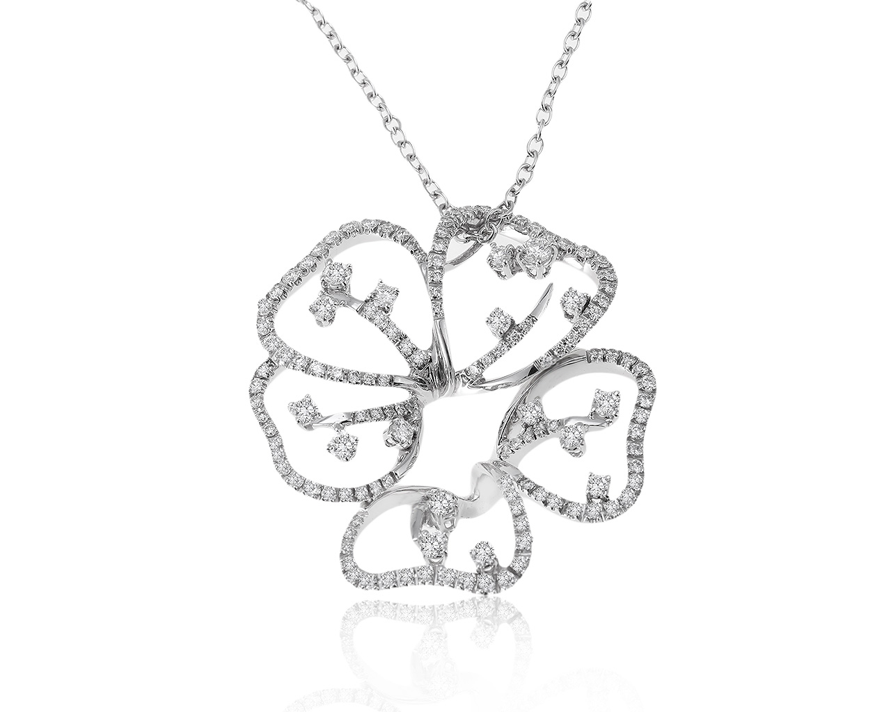 Оригинальный золотой кулон с бриллиантами 1.77ct Stefan Hafner 110121/6