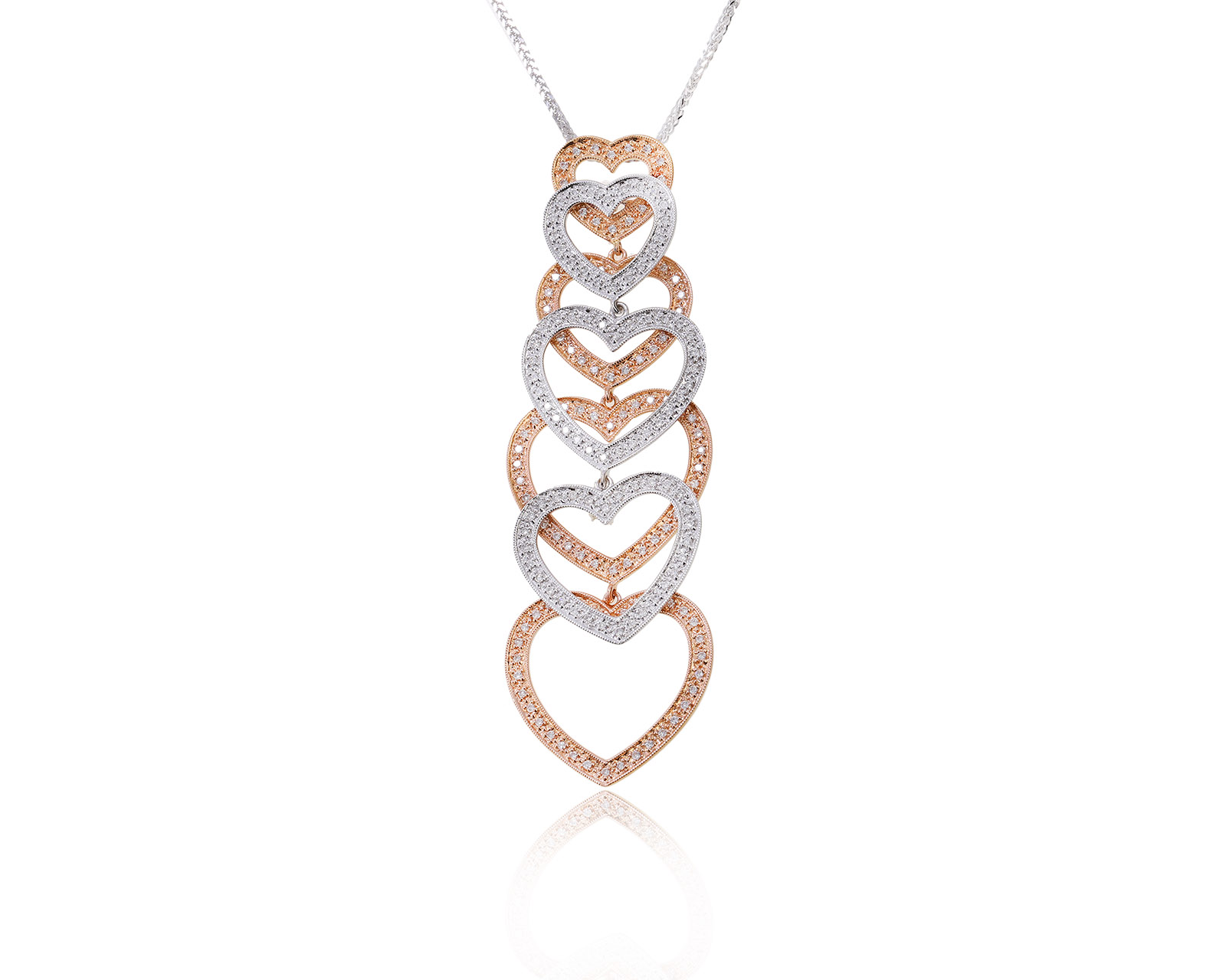 Золотое колье с бриллиантами 0.86ct 010424/4