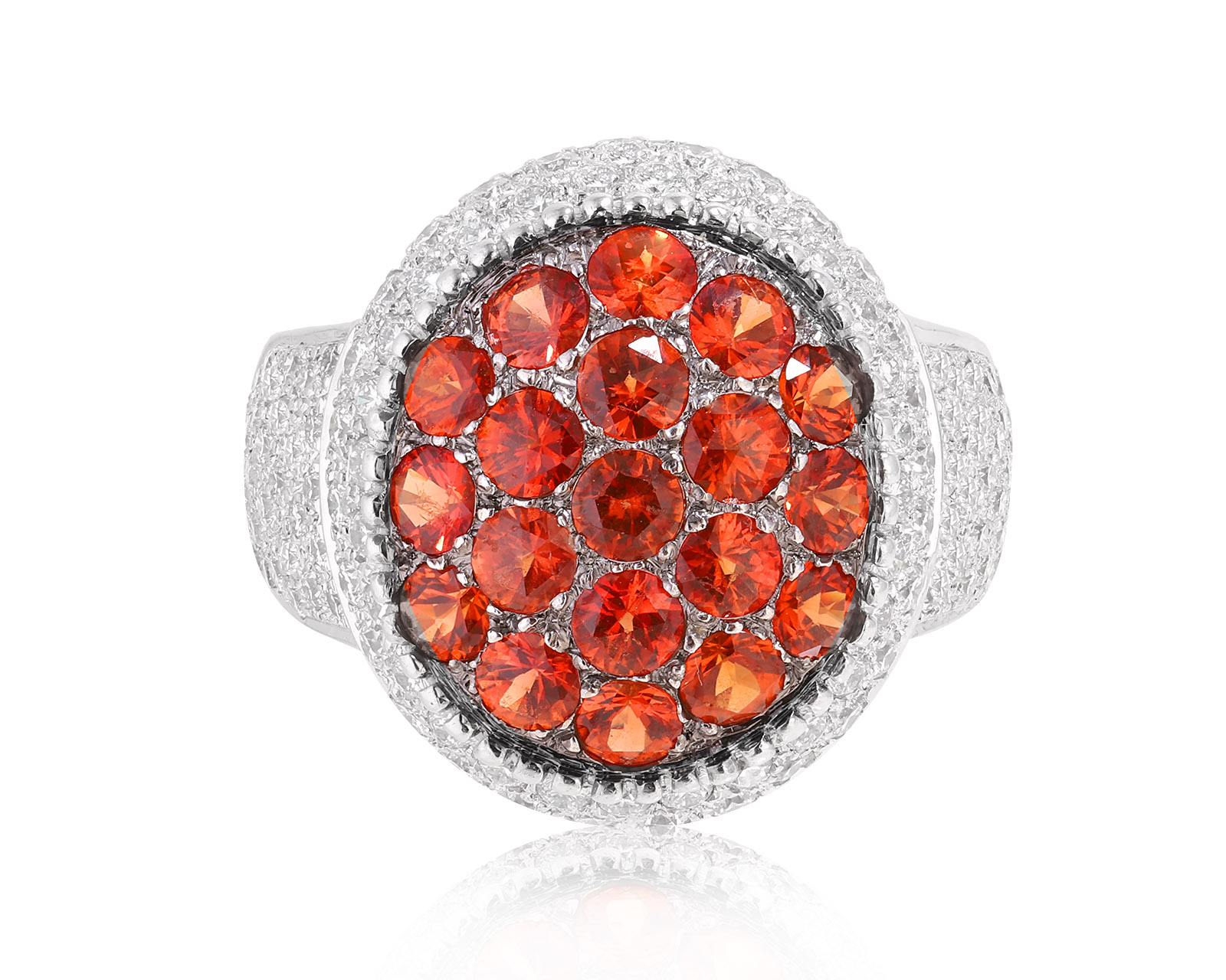 Оригинальное золотое кольцо с сапфирами 2.36ct Mouawad