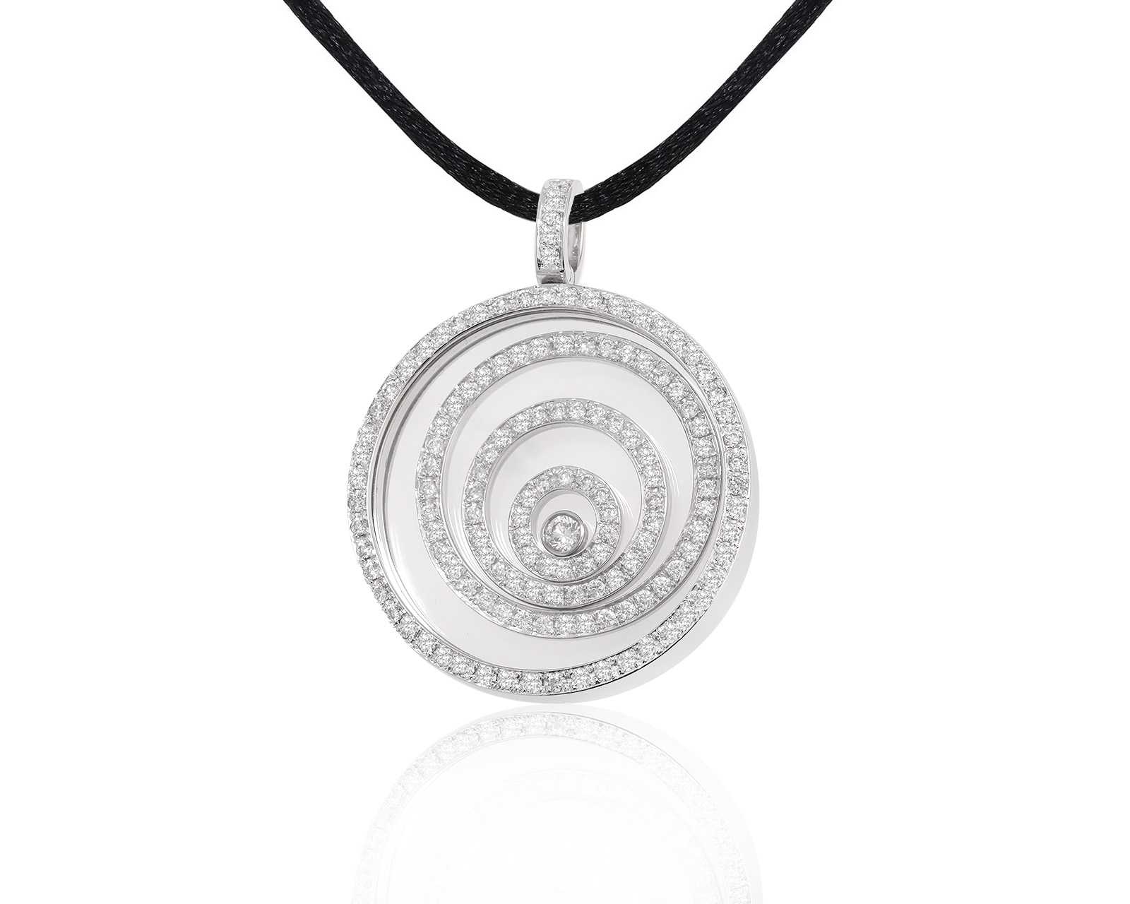 Золотой кулон с бриллиантами 2.17ct