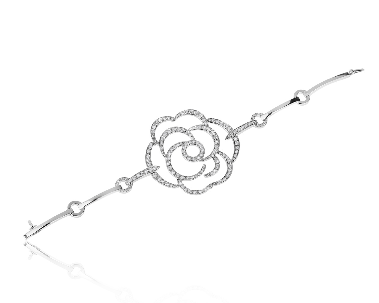 Оригинальный золотой браслет с бриллиантами 4.30ct Luca Carati 070818/КМ4