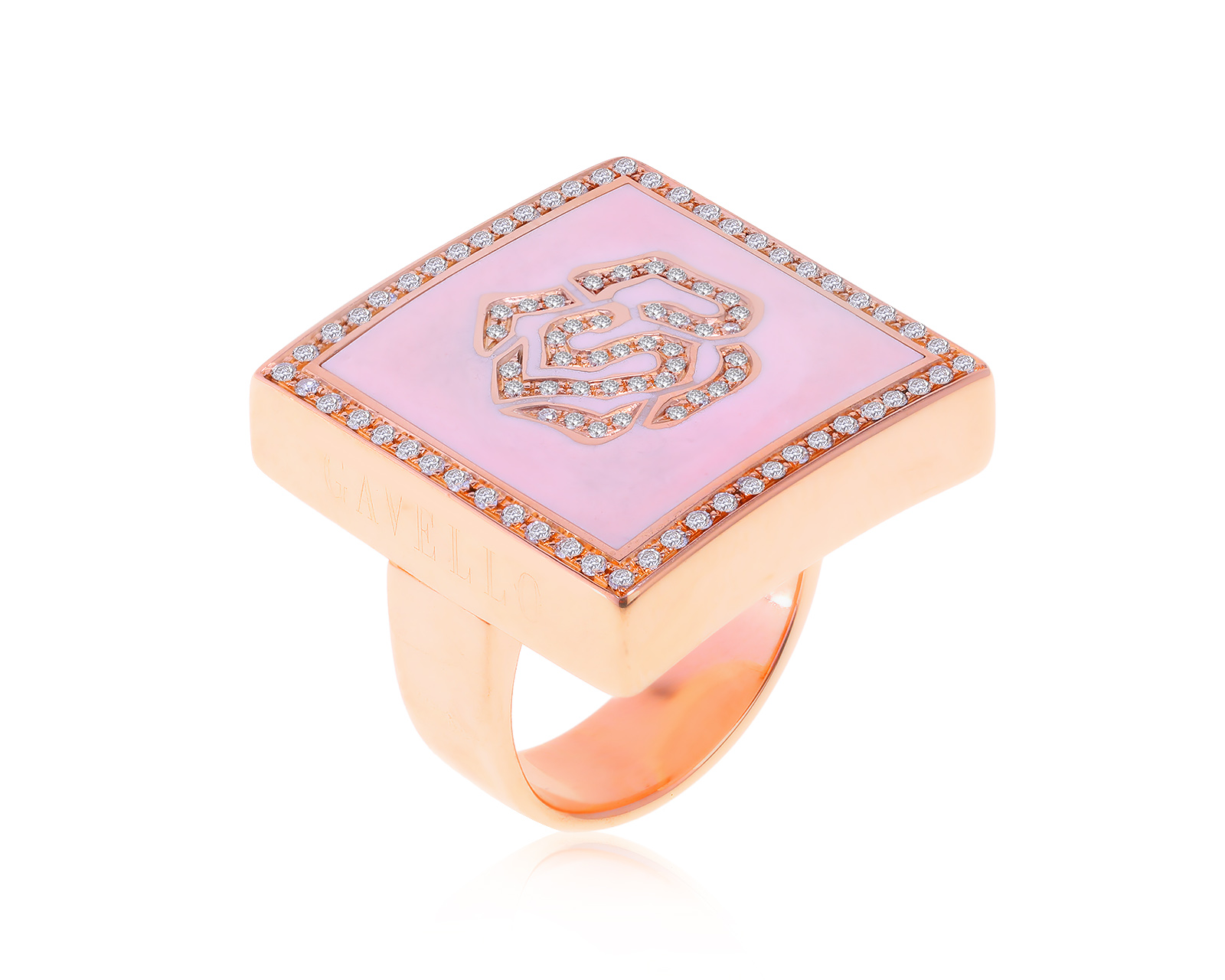 Оригинальное золотое кольцо c бриллиантами 0.47ct Gavello 240622/1