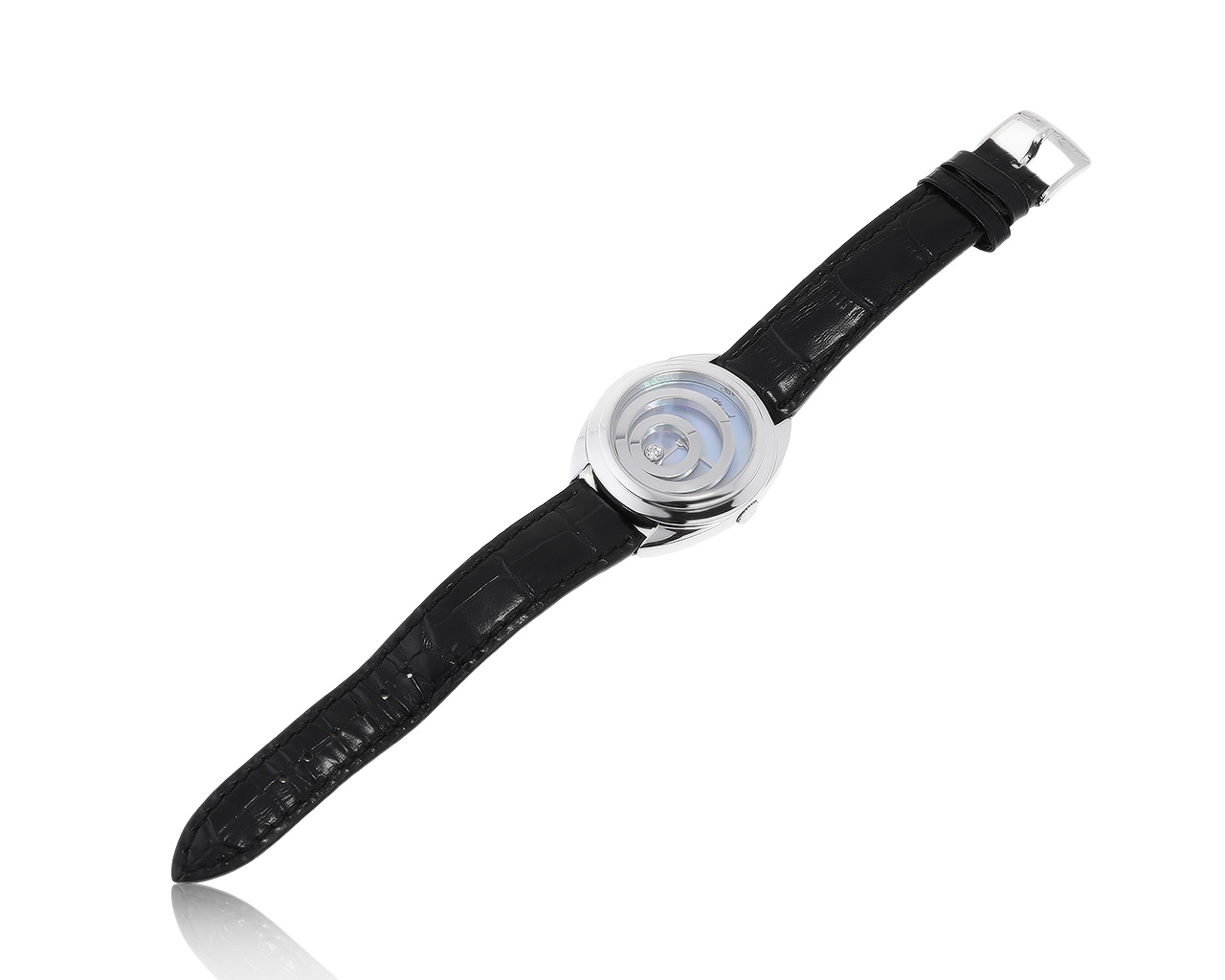 Оригинальные золотые часы с бриллиантом 0.10ct Chopard Happy Spirit 270321/3