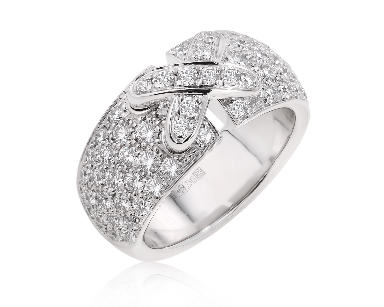 Оригинальное золотое кольцо с бриллиантами 1.60ct Chaumet Liens 160725/3