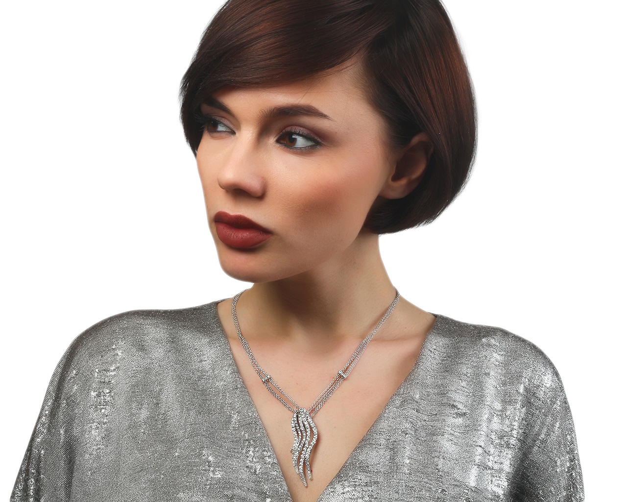 Роскошное золотое колье с бриллиантами 4.35ct Damiani