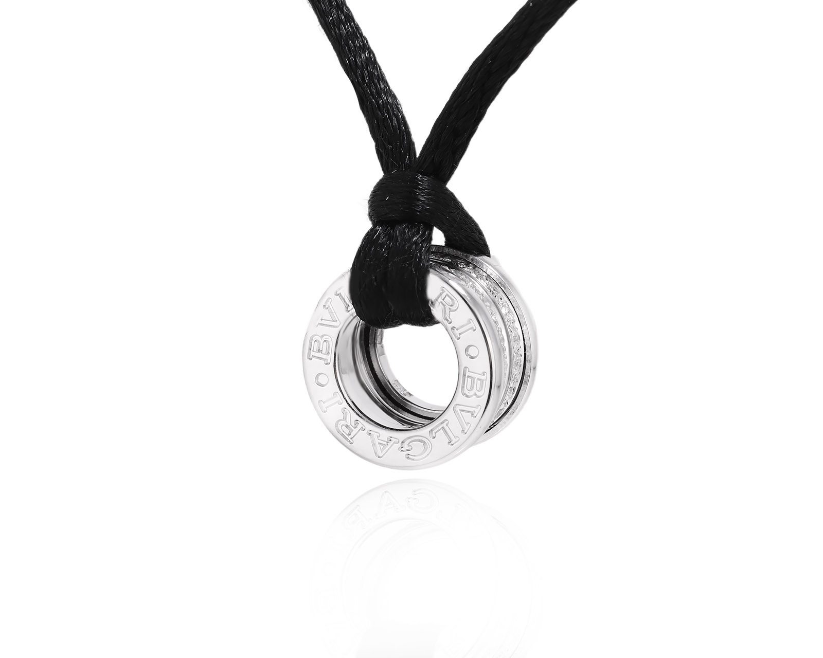 Оригинальный золотой кулон с бриллиантами 0.45ct Bvlgari B.Zero1 040425/5