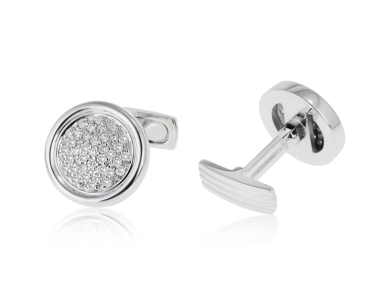 Оригинальные золотые запонки с бриллиантами 0.70ct Valentin Yudashkin 010621/34