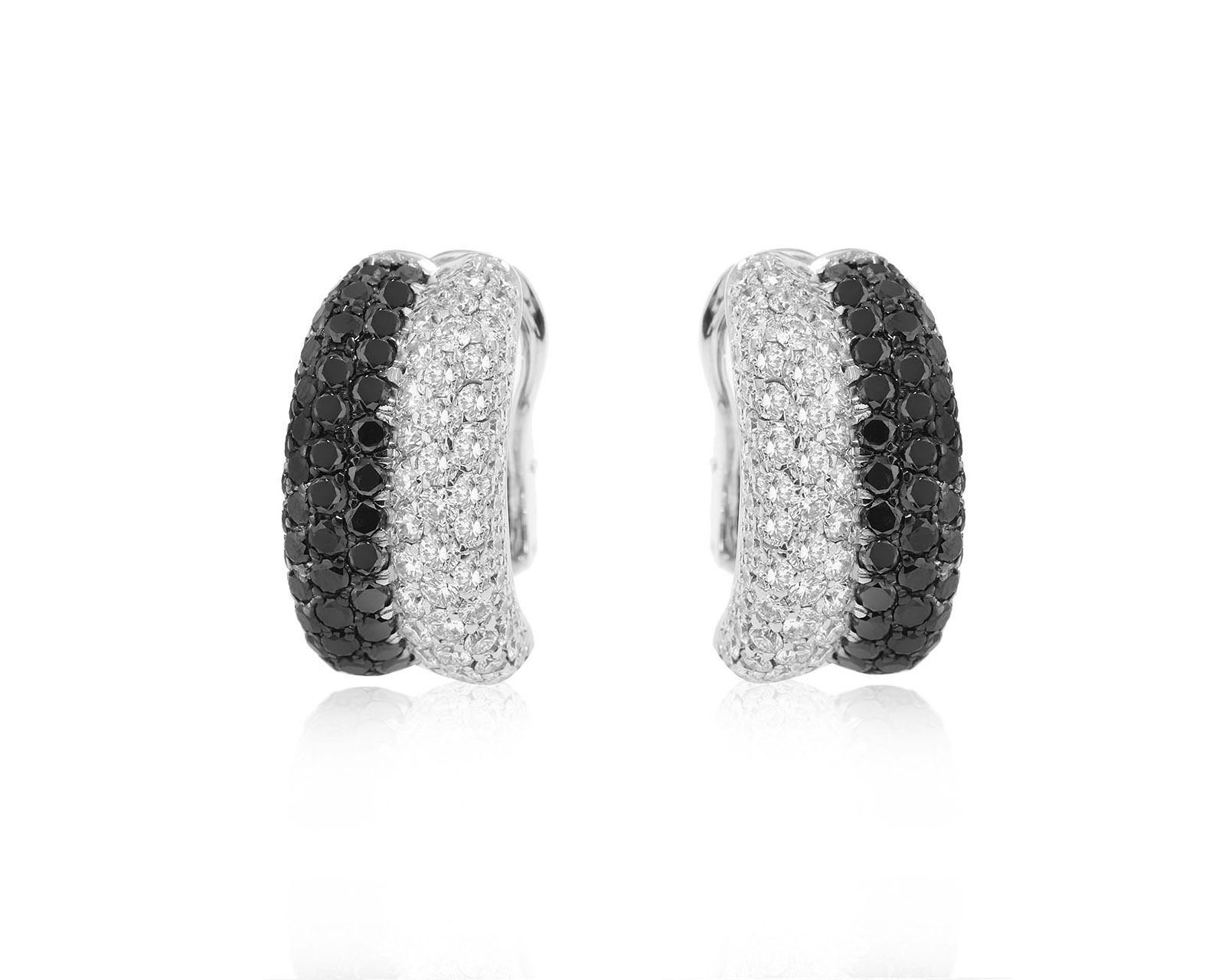 Оригинальные золотые серьги с бриллиантами 8.20ct Gianni Lazzaro 230424/5