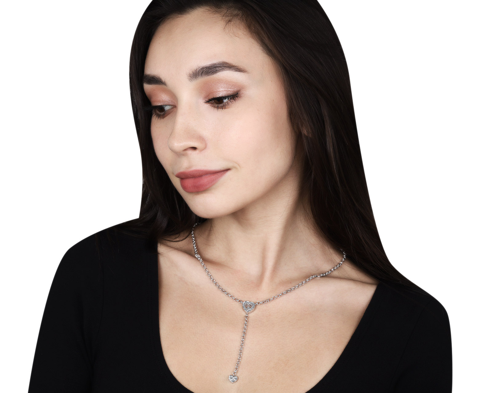 Оригинальное золотое колье с бриллиантами 0.55ct Lidion