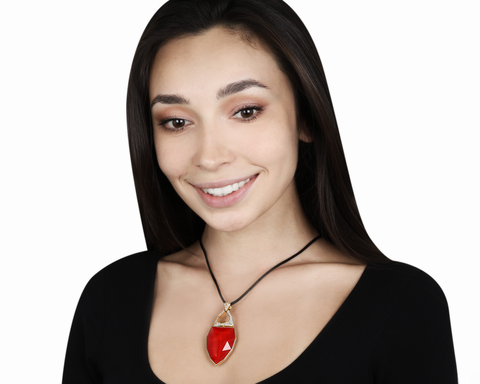 Оригинальный золотой кулон с хрусталем Stephen Webster Crystal Haze