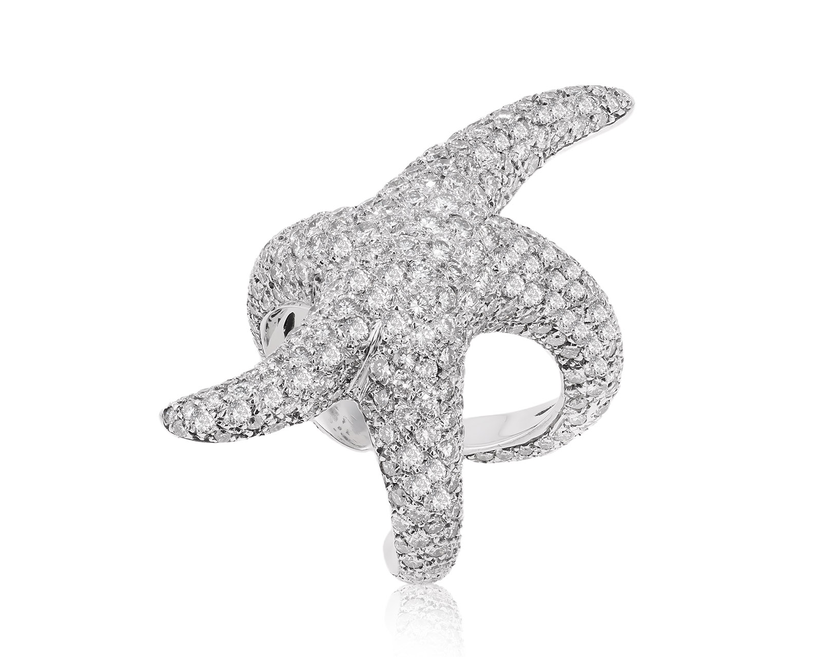 Золотое кольцо с бриллиантами 4.80ct 250625/1