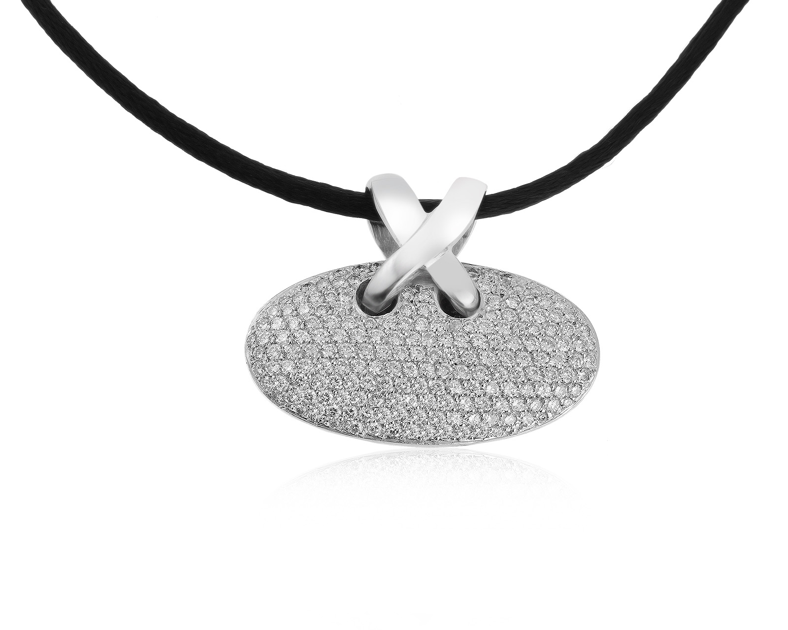 Восхитительный золотой кулон с бриллиантами 2.18ct 010621/17