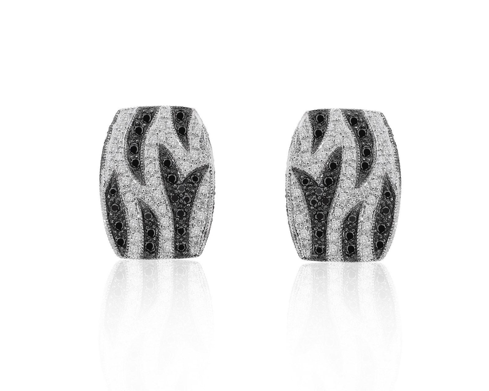 Золотые серьги с бриллиантами 1.38ct 020424/1