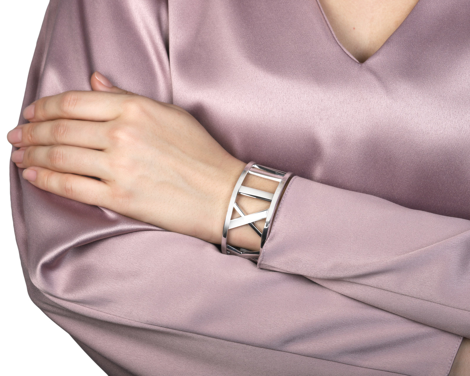 Оригинальный золотой браслет Tiffany&Co Atlas