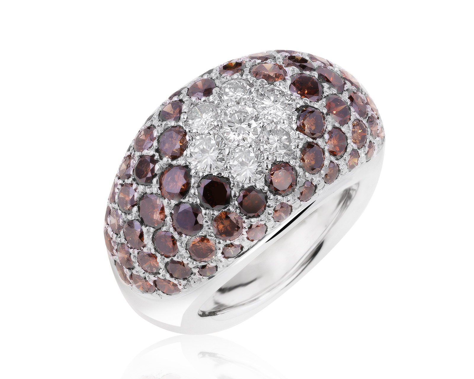 Итальянское золотое кольцо с бриллиантами 5.40ct 121021/5