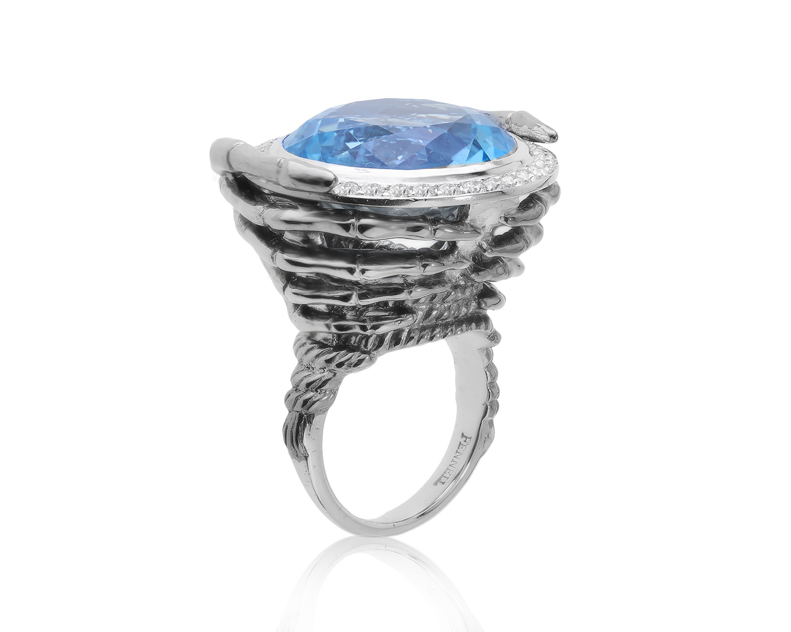 Оригинальное золотое кольцо с топазом 28.00ct Theo Fennell 120423/10