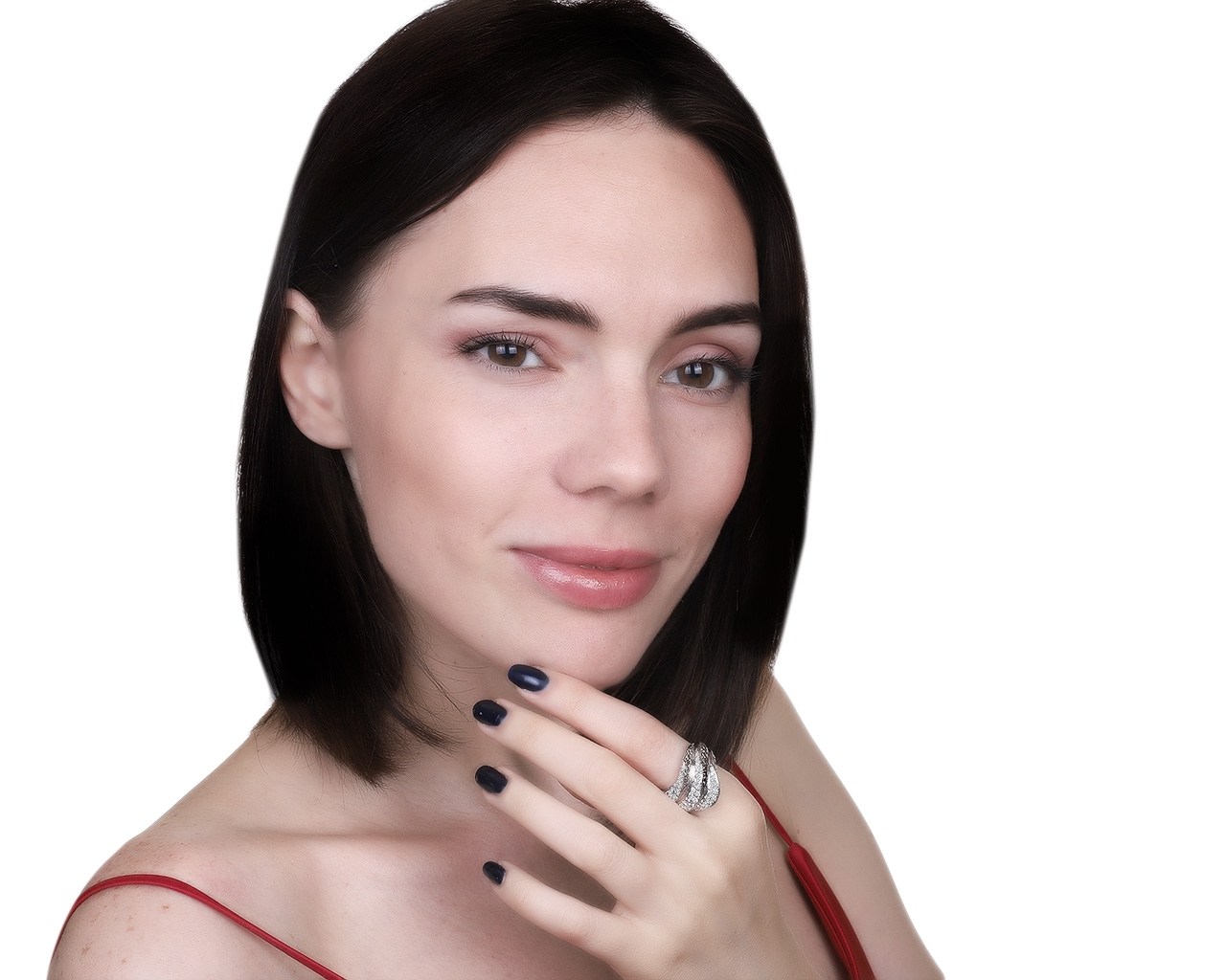 Оригинальное золотое кольцо с бриллиантами 2.11ct Adler