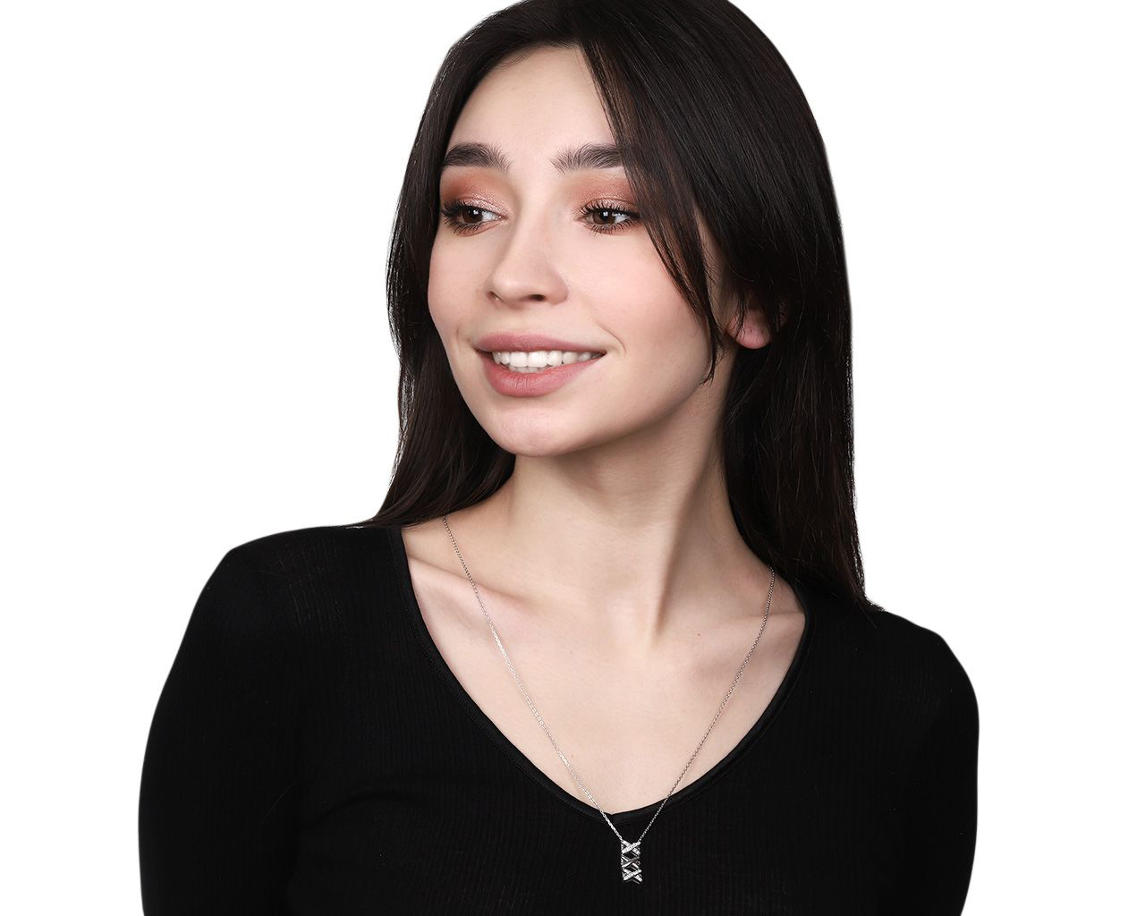 Оригинальный золотой кулон с бриллиантами 0.22ct Chaumet Liens