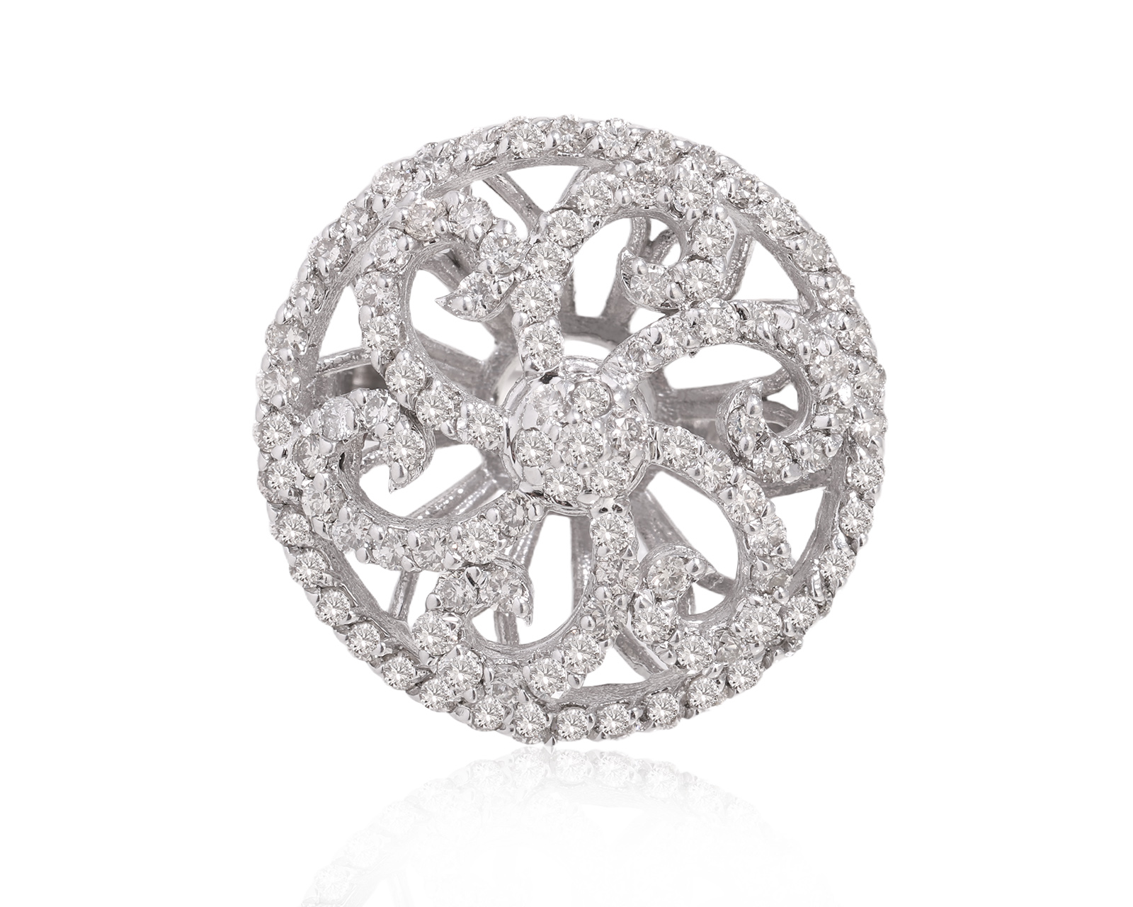 Золотое кольцо с бриллиантами 1.71ct 290425/11