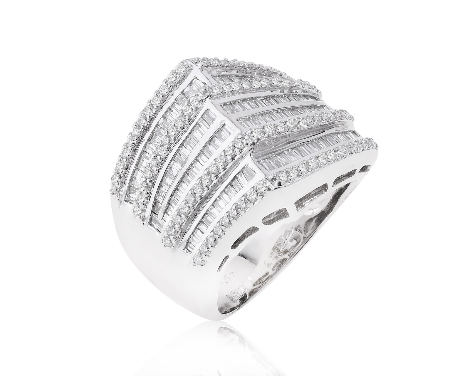 Великолепное золотое кольцо с бриллиантами 2.11ct 170922/2