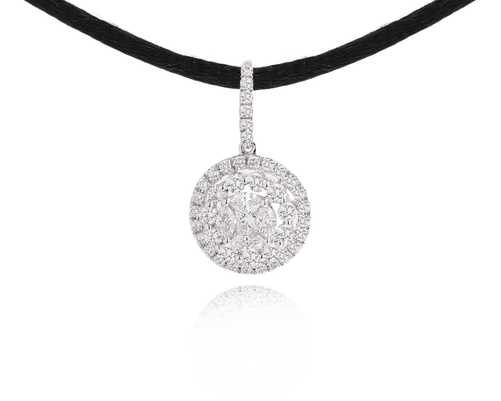 Оригинальный золотой кулон с бриллиантами 0.88ct Grissoni 250325/4