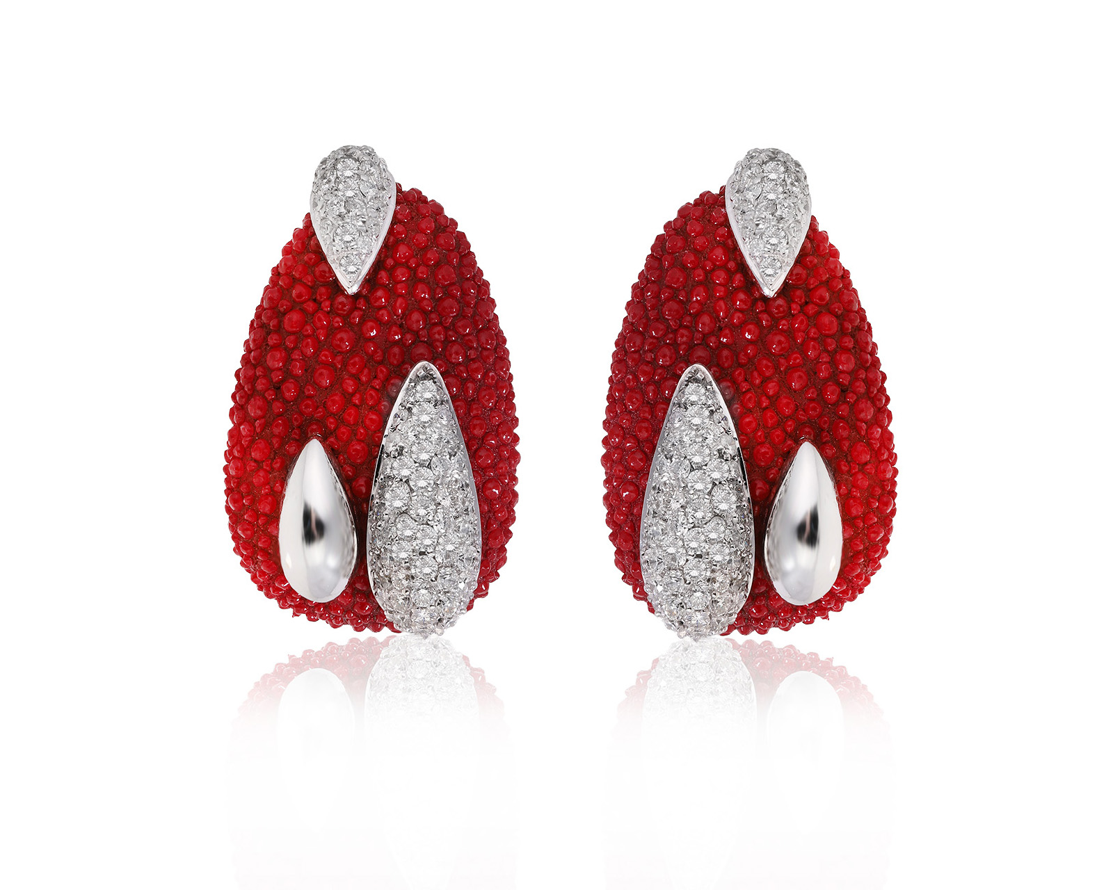 Оригинальные золотые серьги de Grisogono Stingray 080925/2