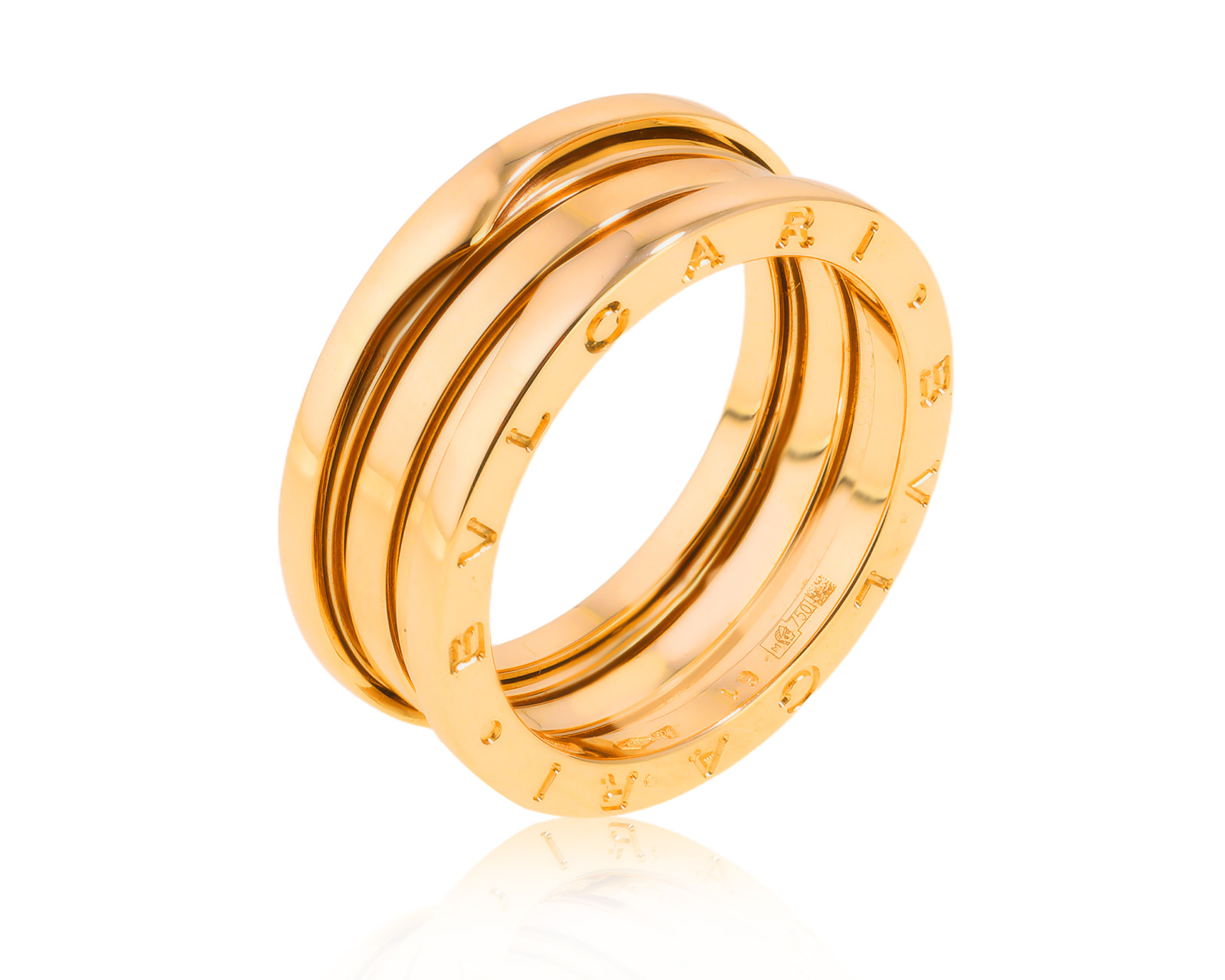 Оригинальное золотое кольцо Bvlgari B.Zero1 050625/4