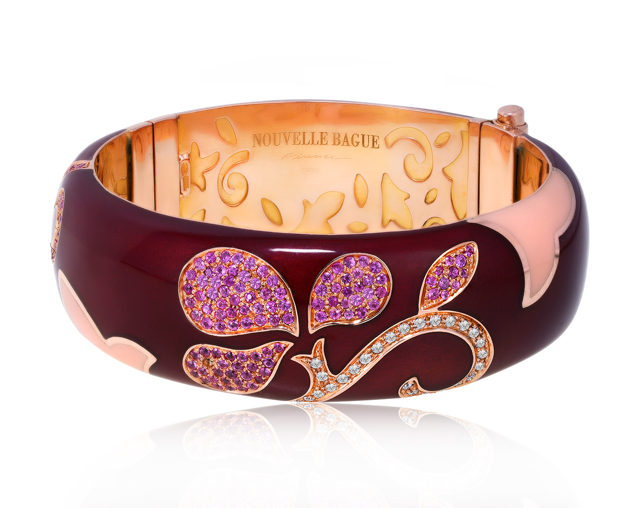 Оригинальный золотой браслет с сапфирами 1.60ct Nouvelle Bague 021220/7