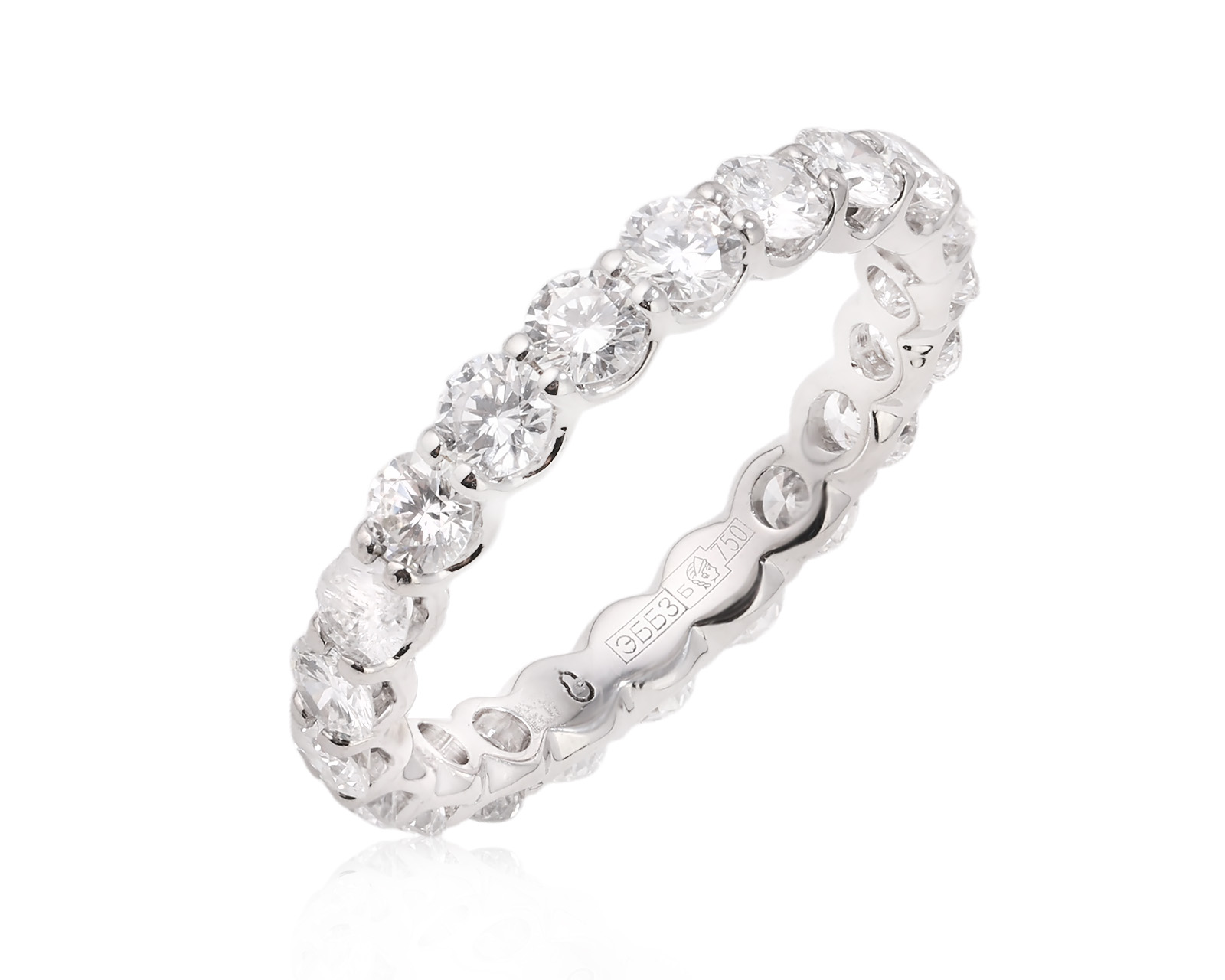 Оригинальное золотое кольцо с бриллиантами 1.86ct Grusha Diamonds 280425/3