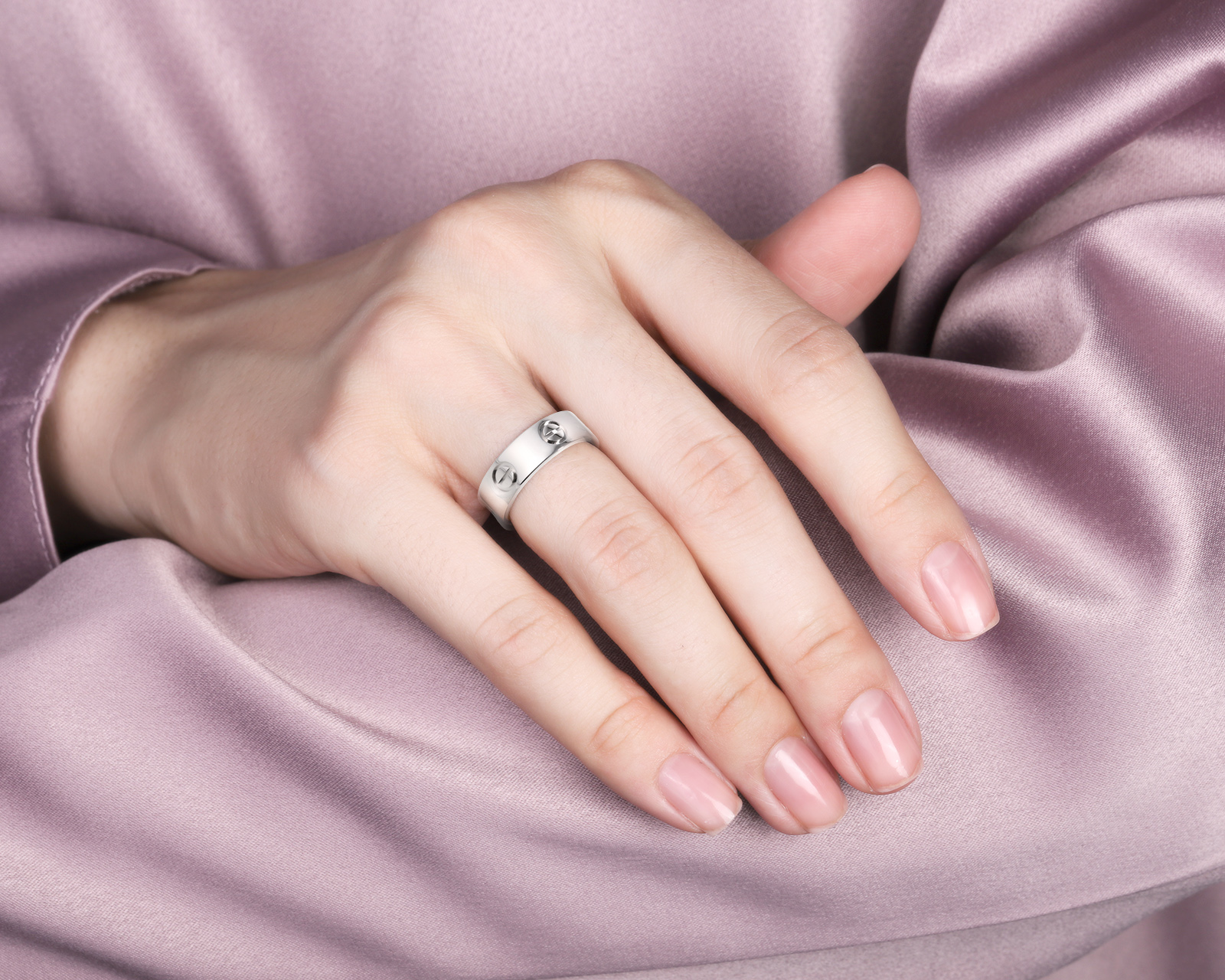 Оригинальное золотое кольцо Cartier Love Classic