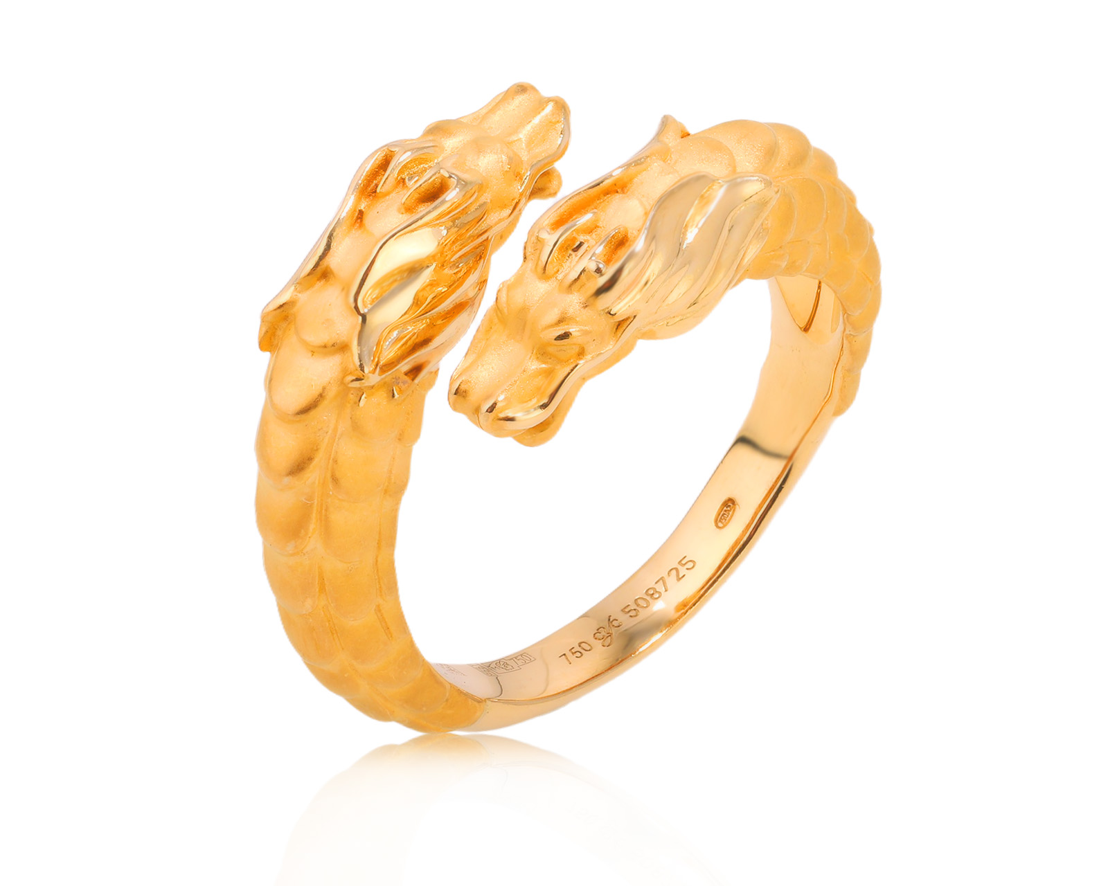 Оригинальное золотое кольцо Carrera y Carrera Circulos de Fuego 271025/11