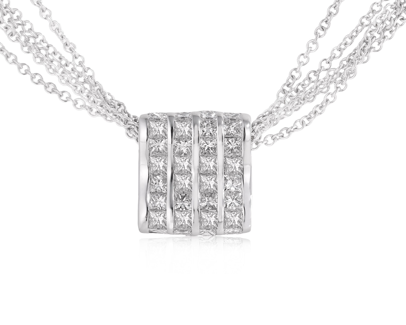 Оригинальное золотое колье с бриллиантами 2.88ct Luca Carati 141025/3