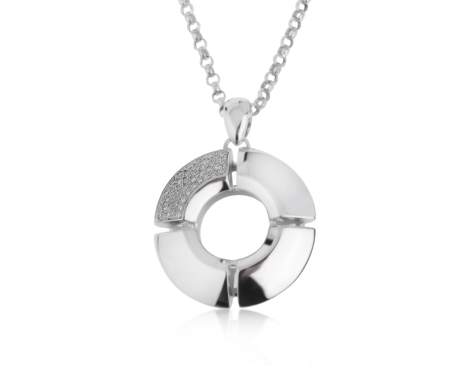 Оригинальный золотой кулон с бриллиантами 0.63ct Antonini Sain Tropez 240721/11