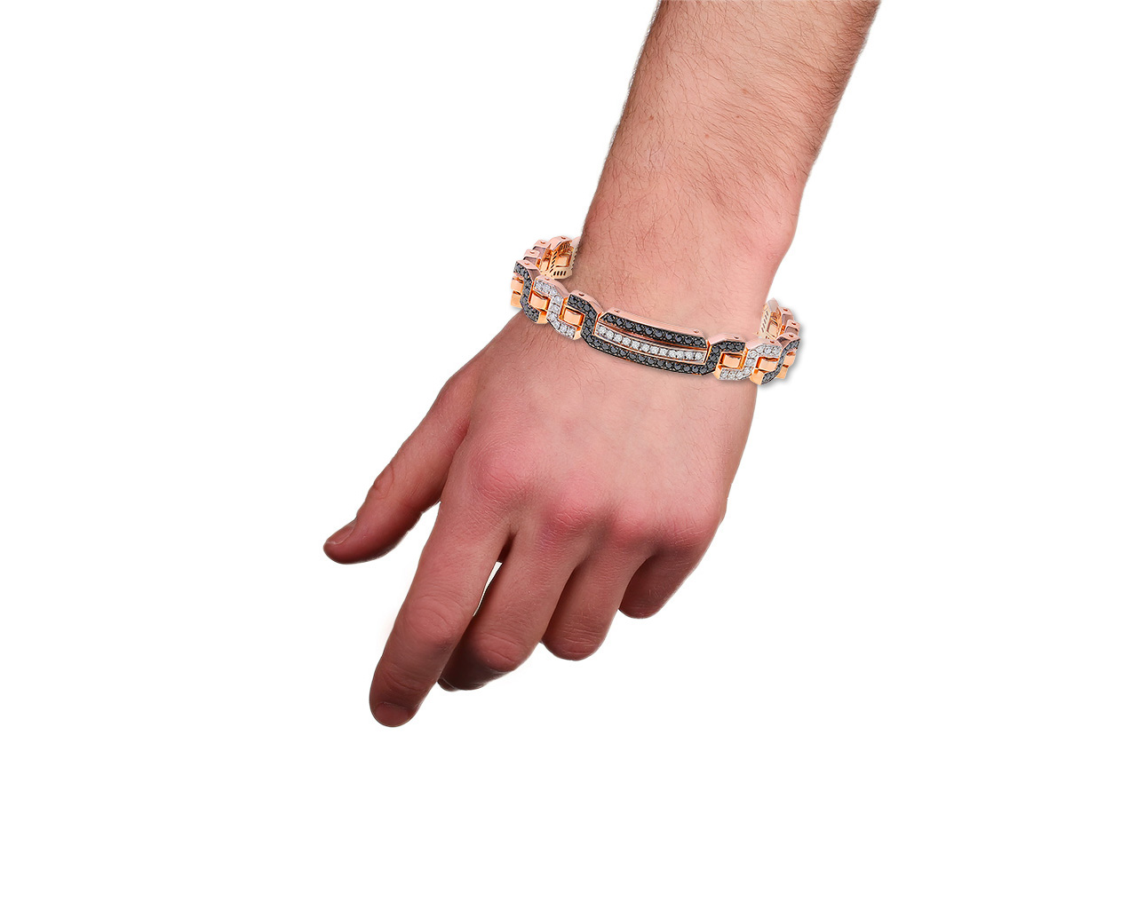 Оригинальный золотой браслет с бриллиантами 6.70ct Baraka