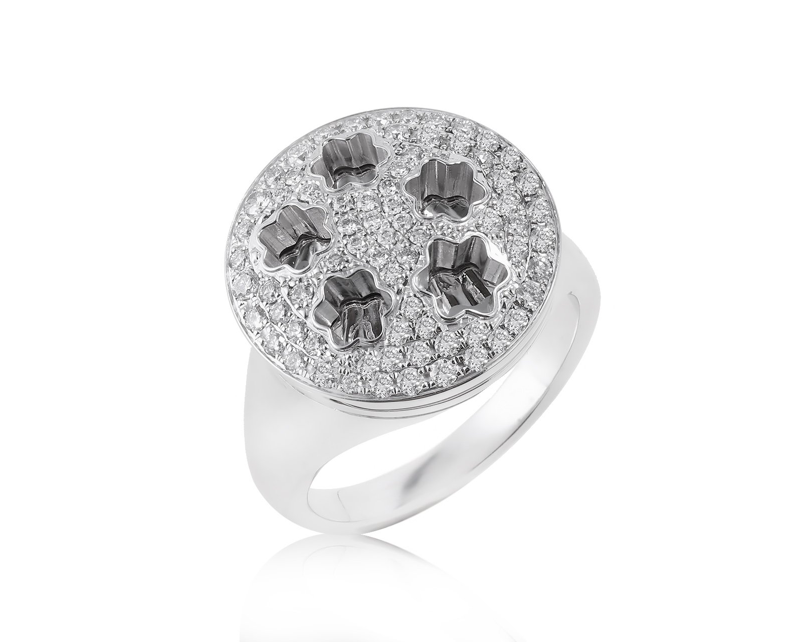 Оригинальное золотое кольцо с бриллиантами 0.51ct Montblanc 120623/4